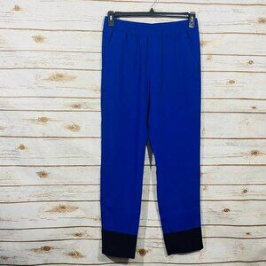 Banana Republic women's blue elastic waist trouser pant size 6